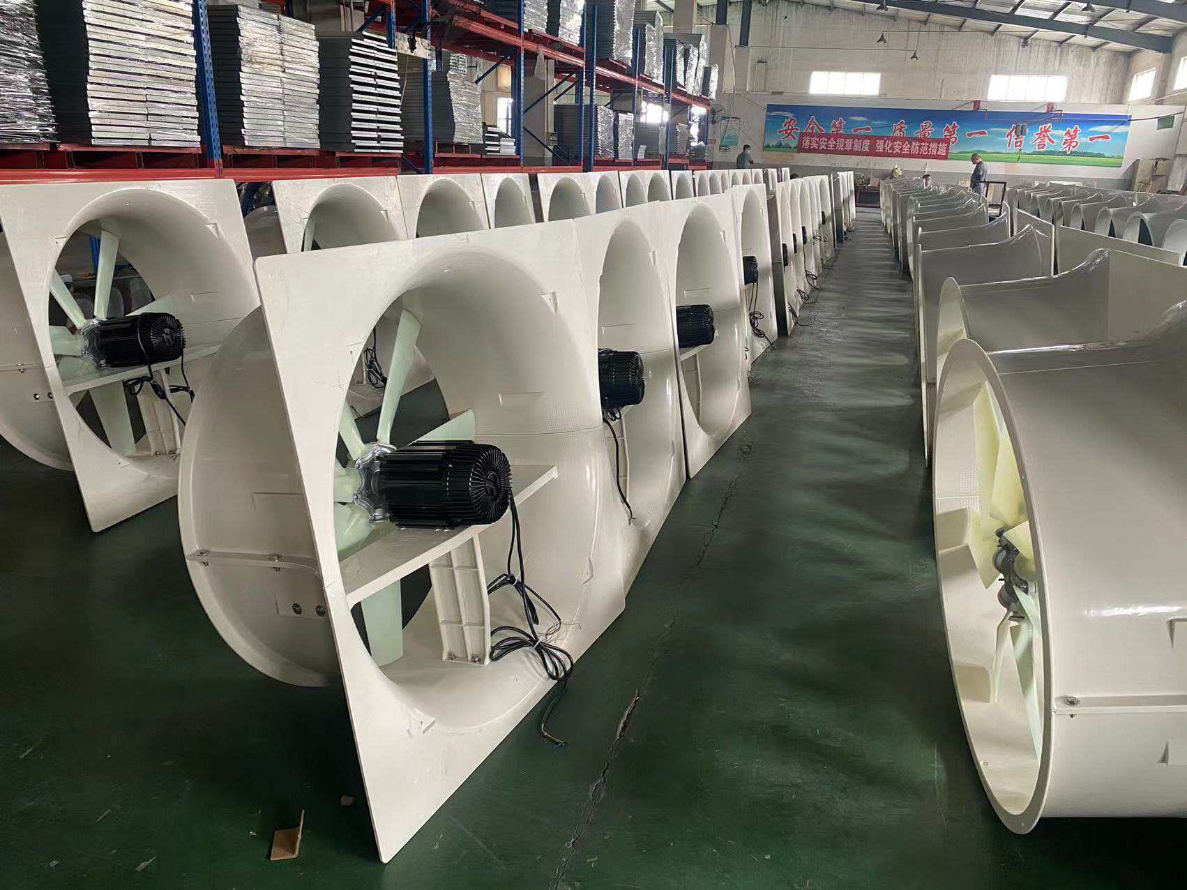 Nowy produkt wentylatora FRP wyprodukowany przez Jienuo